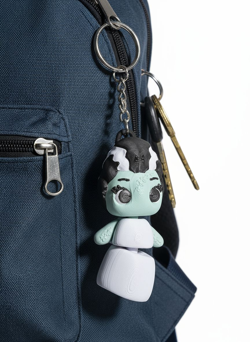 מחזיק מפתחות הכלה של פרנקנשטיין