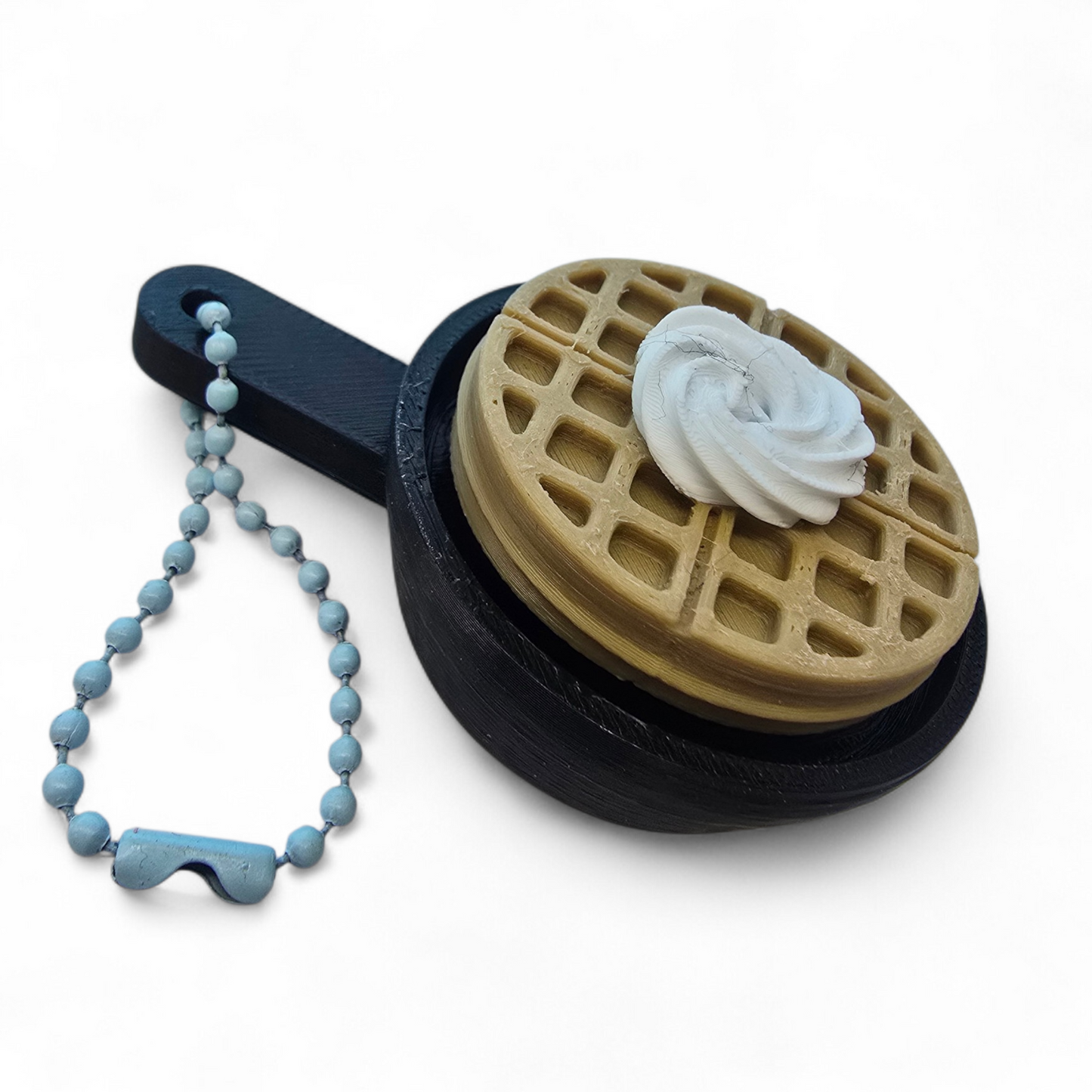 קליקר וופל בלגי עם קצפת