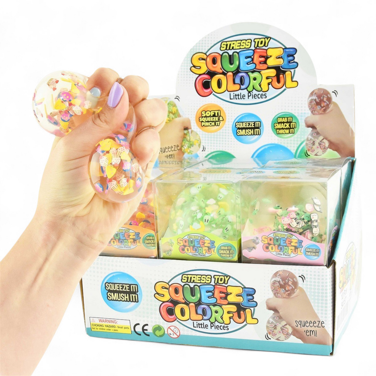 סקווישי כדור ג'לי עם צ'ארמים