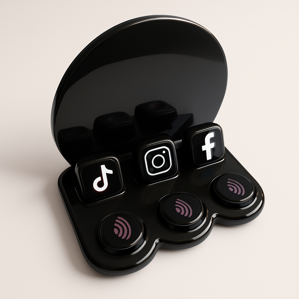 עמדת סושיאל מעוצבת