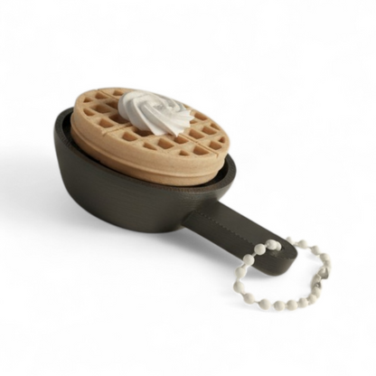 קליקר וופל בלגי עם קצפת