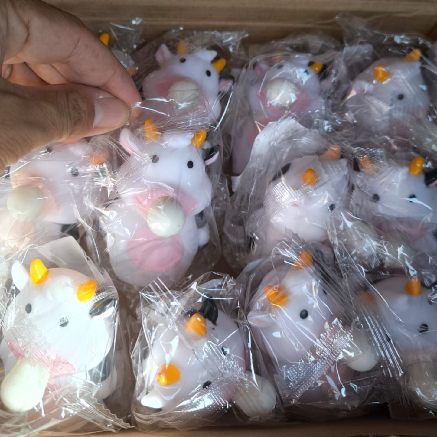 פרה מפריח בועה