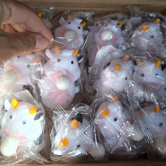 פרה מפריח בועה