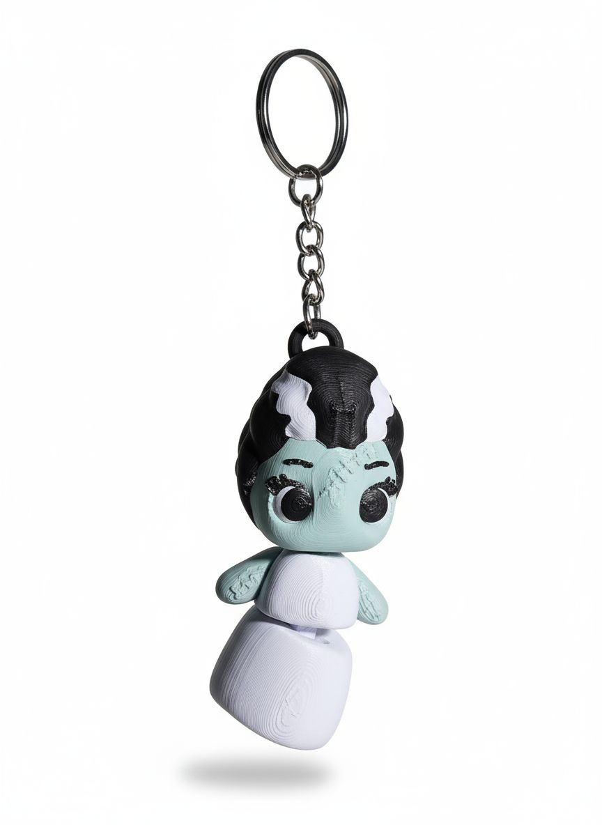 מחזיק מפתחות הכלה של פרנקנשטיין